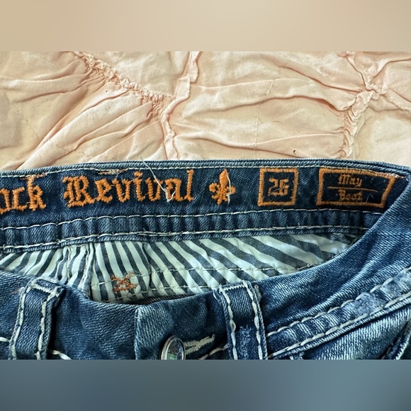 Women’s Rock Revival May Stretch Bootcut Jean Size 26 - Picture 6 of 7